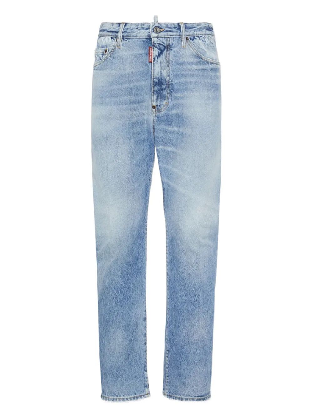 キッズ用ボトムス FENDI FW24 washed denim pants (JUF116K AMHXF0QG0) FENDI KIDS Washed Denim Pants - FW24 Collection: Stylish